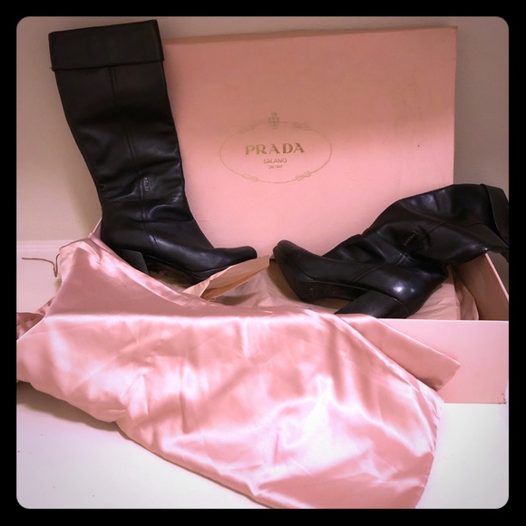 PRADA leather boots - Picture 1 of 3